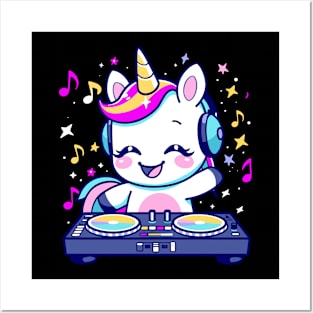 DJ Unicorn Posters and Art